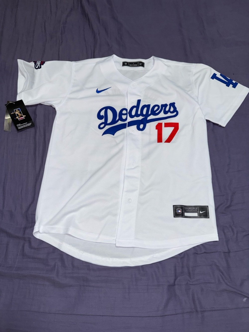 Nike Los Angeles Dodgers Jersey - White/Blue/Red